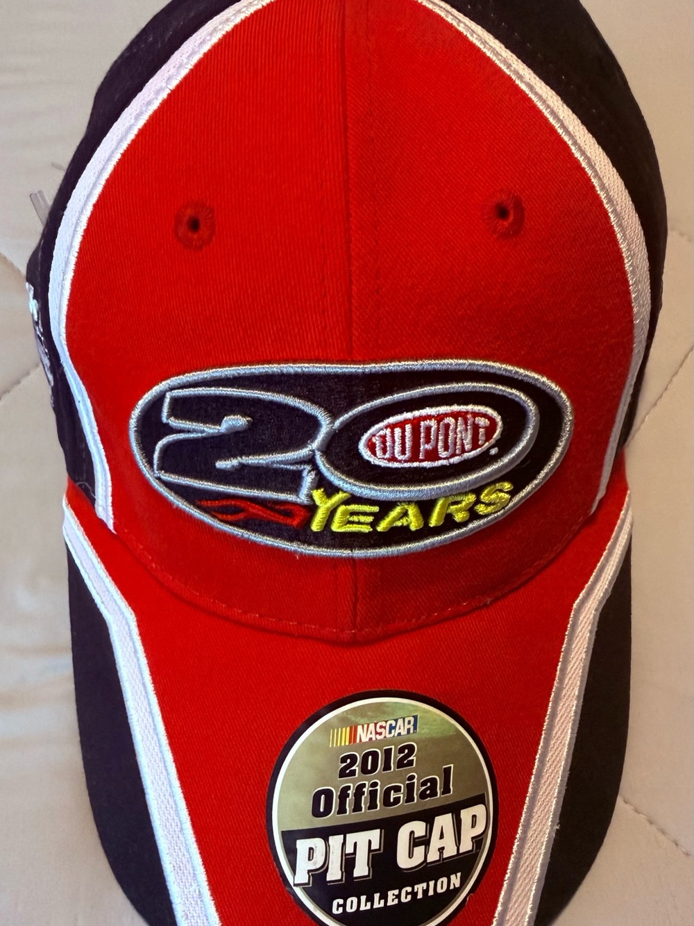 Nascar Red & Black Official Pit Cap